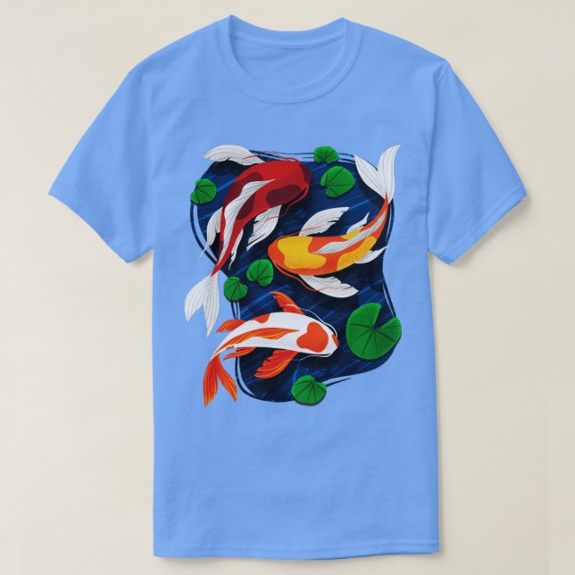 Camiseta Koi Fish Lover Water Pond Animal Mascota Asia Japo (Diseño del anverso)