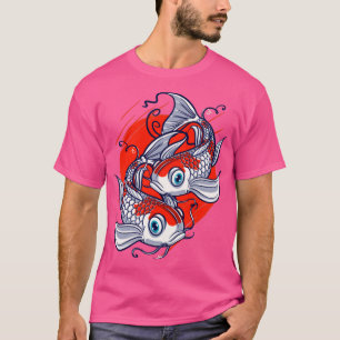 Camiseta Koi Fish Lover Water Pond Animal Mascota Asia Japo