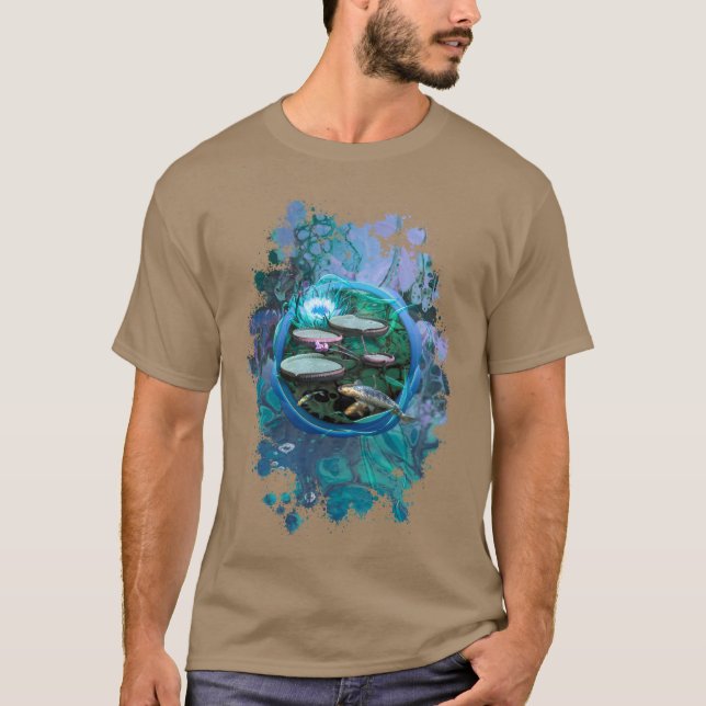 Camiseta Koi Fish "NACIDO DE DRAGONFLY" (Anverso)