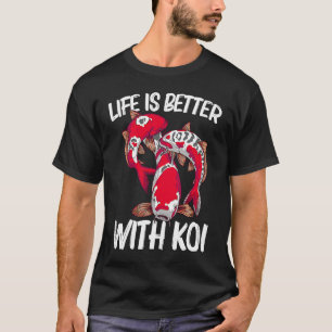 Camiseta Koi Fish Para Hombres Mujeres Japón Koi Carp Peces