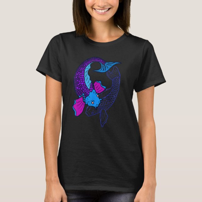 Camiseta Koi Fish Pond Yin Y Yang (Anverso)