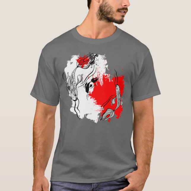 Camiseta Koi Fish Premium japonés (Anverso)
