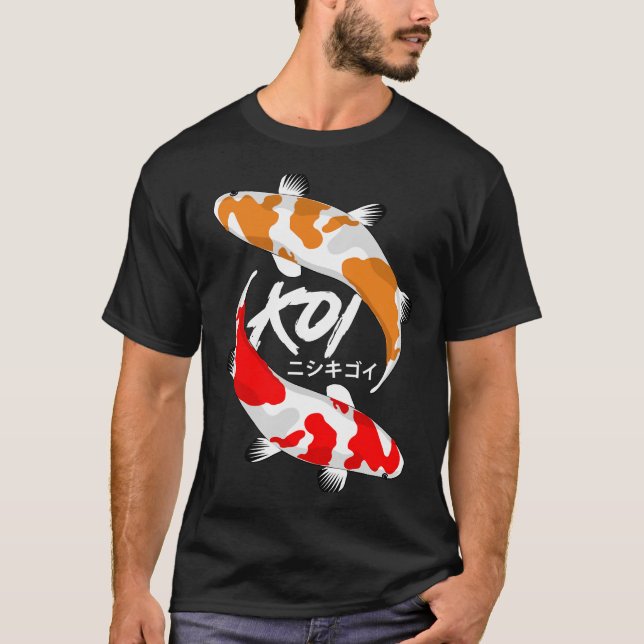 Camiseta Koi Fish Red Y Naranja (Anverso)