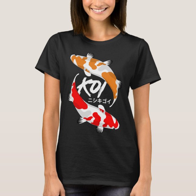 Camiseta Koi Fish Red Y Naranja (Anverso)
