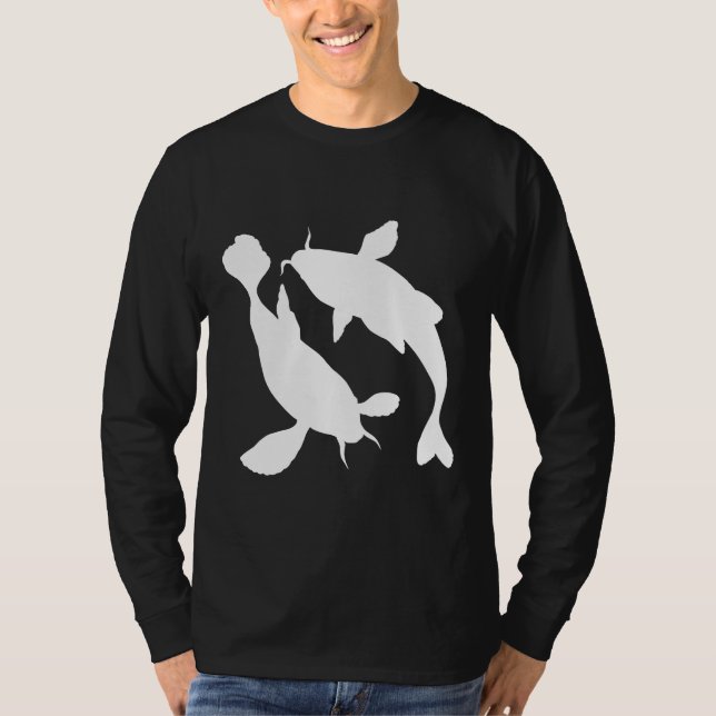 Camiseta Koi Fish Silhouette (Anverso)