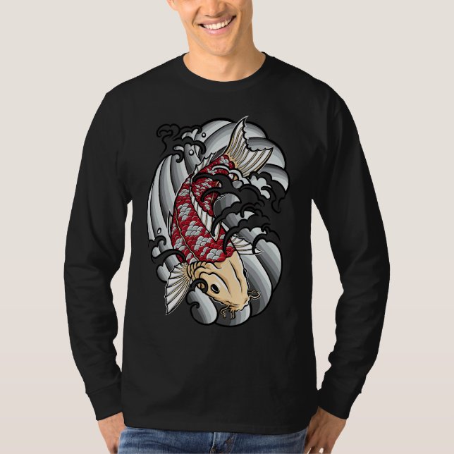 Camiseta Koi Fish Tattoo Art (Anverso)
