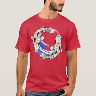 Camiseta Koi Fish Yin and Yang 