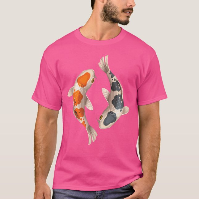 Camiseta Koi Fish Yin Yang (Anverso)