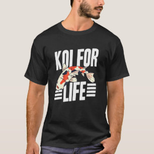 Camiseta Koi For Life Carp japonesa Koi Nishikigoi Asian Fi