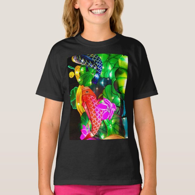 Camiseta Koi Iluminado (Anverso)