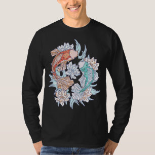 Camiseta Koi In Ying & Yang Style Para Hombres, Mujeres Y N