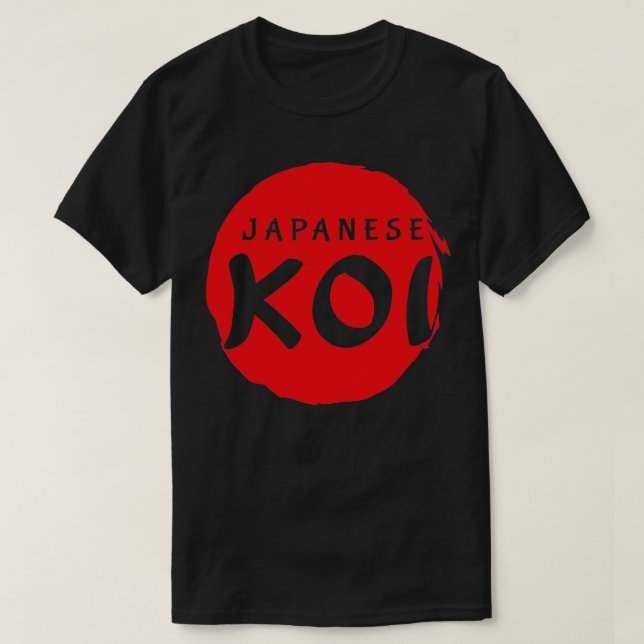 Camiseta Koi japonés (Diseño del anverso)