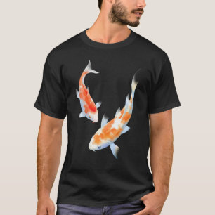 Camiseta Koi Japonés Pez Japonés Flor de Cerezo 83