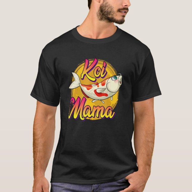 Camiseta Koi Mama Koi Pond Dueño de Koi Carp (Anverso)