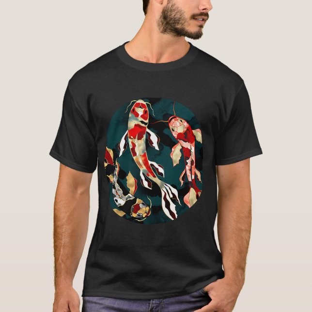 Camiseta Koi Metálico (Anverso)