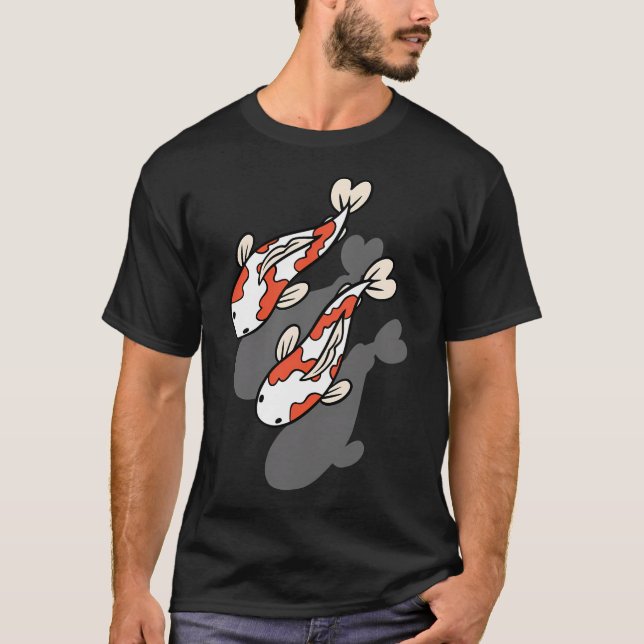 Camiseta Koi nadando (Anverso)