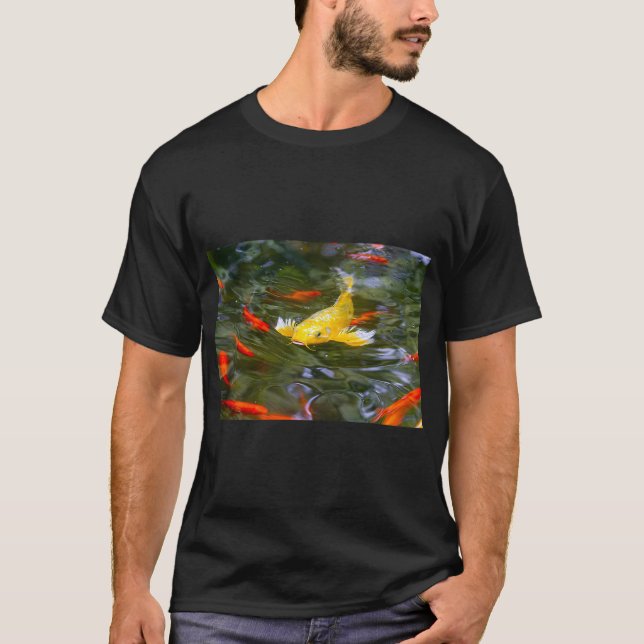Camiseta Koi naranja y amarillo (Anverso)