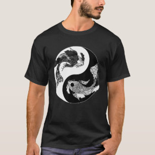 Camiseta Koi Nishikigoi Fish Koi Carp Japón Ying Yin Yang