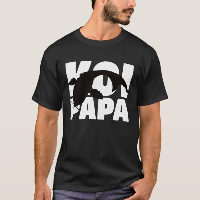 Camiseta Koi Papa  for Koi  Animal Father Koi Dad (Anverso)