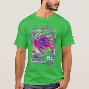 Camiseta Koi Pescado Japonés Sakura Tree Cherry Blossom Nis