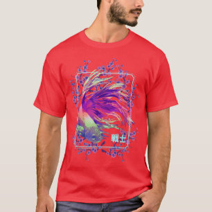 Camiseta Koi Pescado Japonés Sakura Tree Cherry Blossom Nis