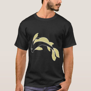 Camiseta koi pez - amarillo
