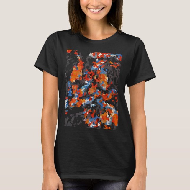 Camiseta Koi Simplificado - Pintura de Koi (Anverso)