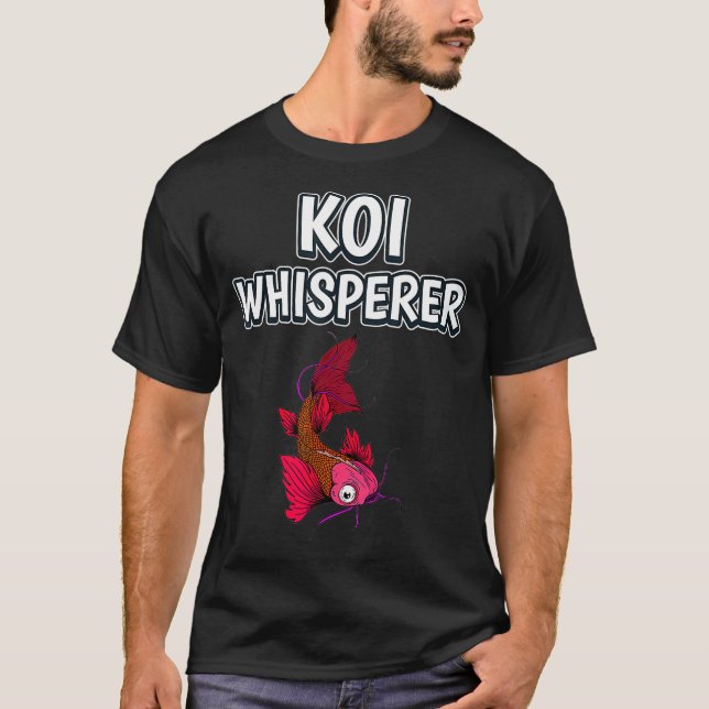 Camiseta Koi Whisperer Funny Fish Cita Kois (Anverso)