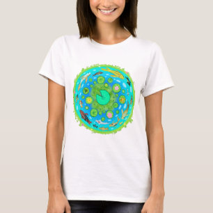 Camiseta Koi y Goldfish Circular Pond