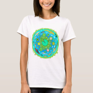 Camiseta Koi y Goldfish Circular Pond