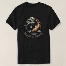 Camiseta Koi Yin-Yang mecánico