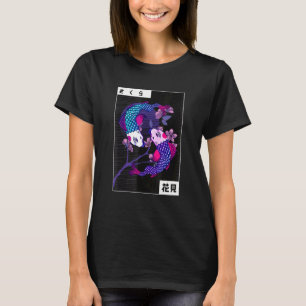 Camiseta Koi Yin Yang Peces De Joyas Nadando En Sentido Opu
