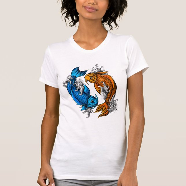 Camiseta Koi Ying Yang (Anverso)