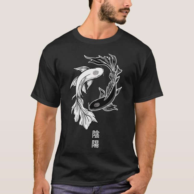 Camiseta Koi yinyang (Anverso)