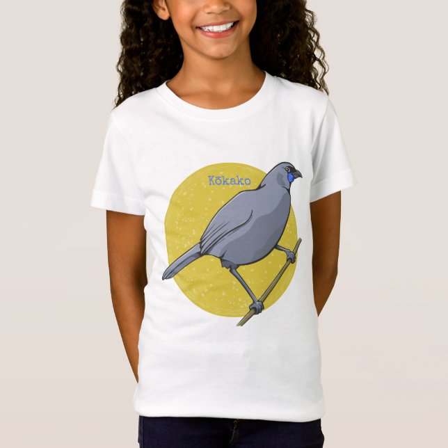 Camiseta Kokako Nz Bird (Anverso)