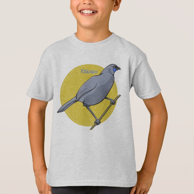 Camiseta Kokako Nz Bird (Anverso)