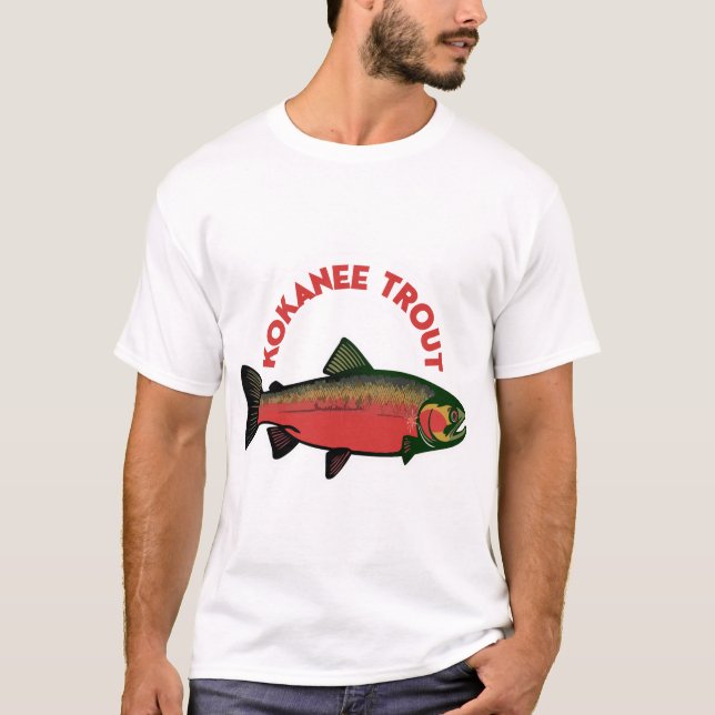 Camiseta Kokanee Trout Fishing Angler Gift (Anverso)