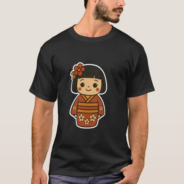 Camiseta Kokeshi-chan (Anverso)