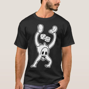 Camiseta Koko El payaso Ghost Lucky Dice Handstand Gótico C