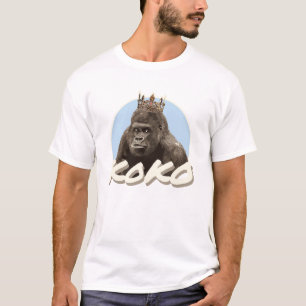 Camiseta Koko la corona que lleva del gorila