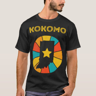 Camiseta Kokomo Indiana Vintage Molestias de recuerdo 1
