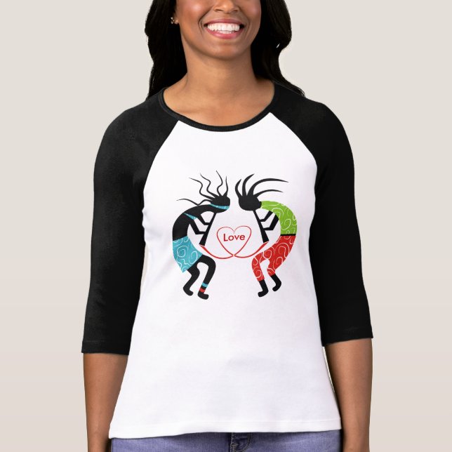Camiseta Kokopelli ama las camisetas. (Anverso)