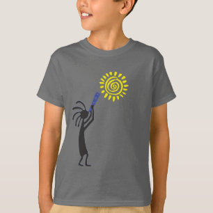 Camiseta Kokopelli de Sun Boy, nativo americano