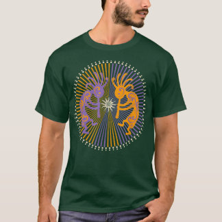 Camiseta Kokopelli Duo - Rays Circle - Spirit Of Sun Music