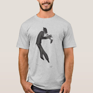 Camiseta Kokopelli juega el arte de los azules