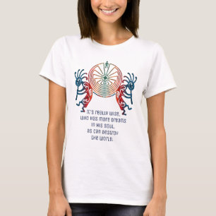 Camiseta KOKOPELLI / MAN IN THE MAZE + tu texto