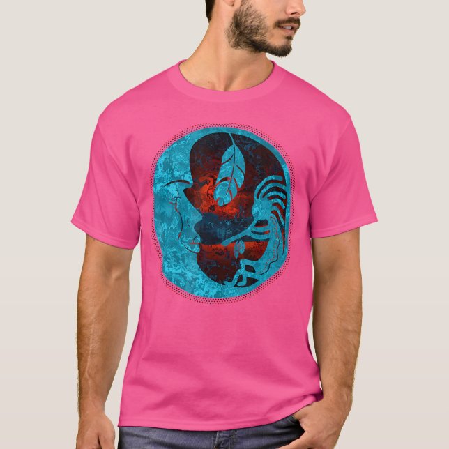 Camiseta Kokopelli Plays For The Moon 3 Fan Fun (Anverso)