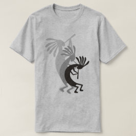 Camiseta Kokopelli rechaza música para básico gris