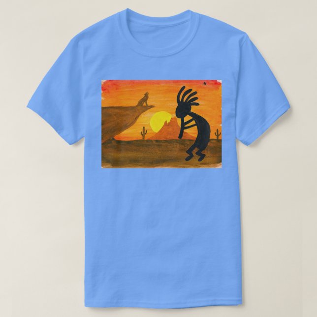 Camiseta Kokopelli Sunset (Diseño del anverso)