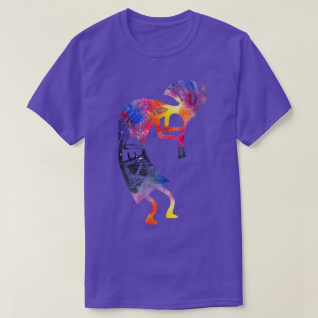 Camiseta Kokopelli Watercolor nativo americano  (Diseño del anverso)